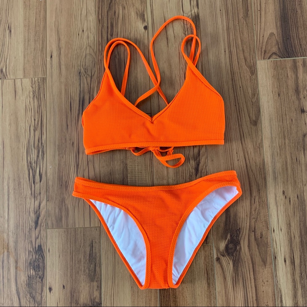 ZATFUL Neon Orange Bikini